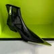 thumbnail image 1 of Botas Chelsea de punta puntiaguda sexys para mujer 2025, tacón grueso, puntera de metal, tacones altos, cremallera lateral, botines negros de diseñador de lujo, 1 of 6