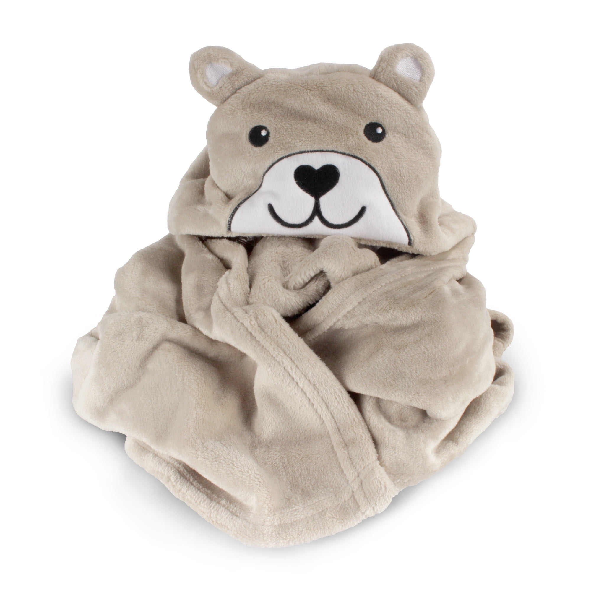 Cute Fuzzy Animal Baby Blankets Hooded Fleece Blankets For Girls And Boys Beige Bear Walmart Com Walmart Com