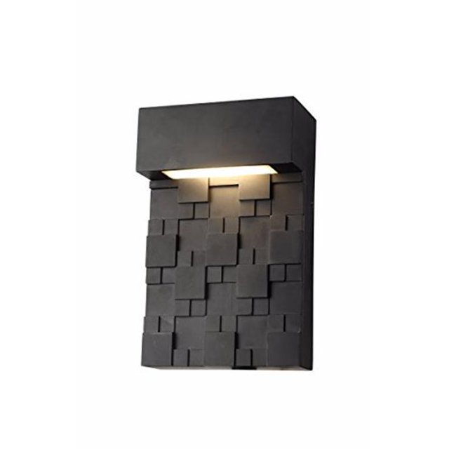 Elitco Lighting OD1200 10.5W LED Mur Extérieur - Noir Mat