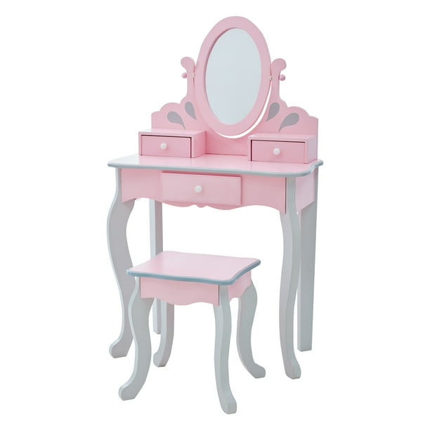 Teamson Kids   Little Princess Rapunzel Play Vanity Set   Pink 