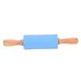 thumbnail image 2 of RXIRUCGD Home Kitchen Gadgets Wooden Handle Silicone Rollers Rolling Pin Kid Kitchen Cooking Baking Tool, 2 of 2