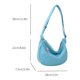 thumbnail image 4 of Bolsa De Hombro Harajuku Hobo Bag Casual Zipper Crossbody Bag Tela suave para regalo (Azul) Ehuebsd Para Estrenar, 4 of 9