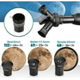 thumbnail image 5 of Telescope-Telescope for Adults High Powered Professional 70mm Aperture 400mm Refractor Telescopes for Astronomy Beginers FMC Lens with Tripod Adapter Carry Bag, 5 of 9