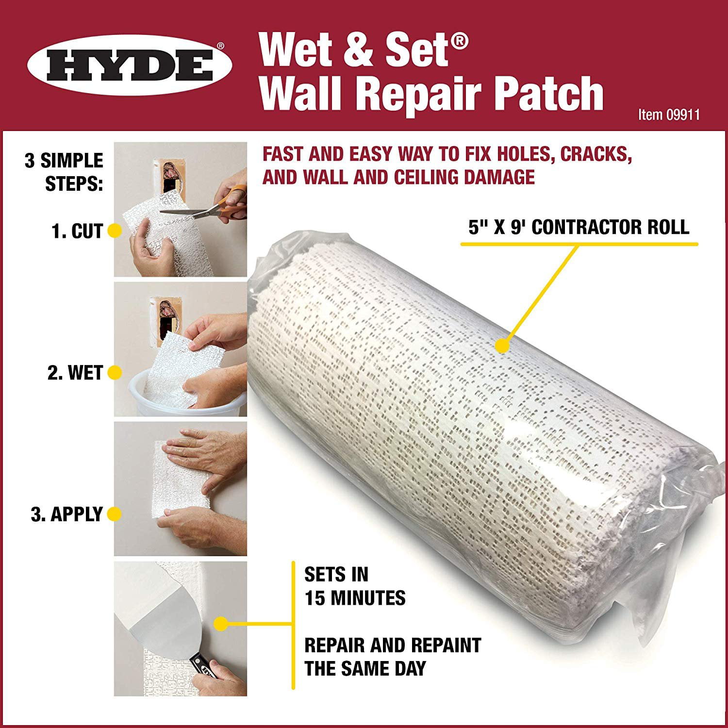Hyde Better Finish Wall Repair Kit
