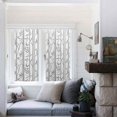 thumbnail image 4 of LEMON CLOUD Window Film 3D Decorative Frosted Privacy lass Film Static Cling Bamboo Pattern Window Film Non-Adhesive for Living Room Bathroom Kitchen Lobby Porch Office (17.5in x 78.7in), 4 of 7