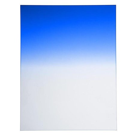 

6.6 x 8.5 in. Pro Graduated Density 0.6 Soft Edge Filter Blue