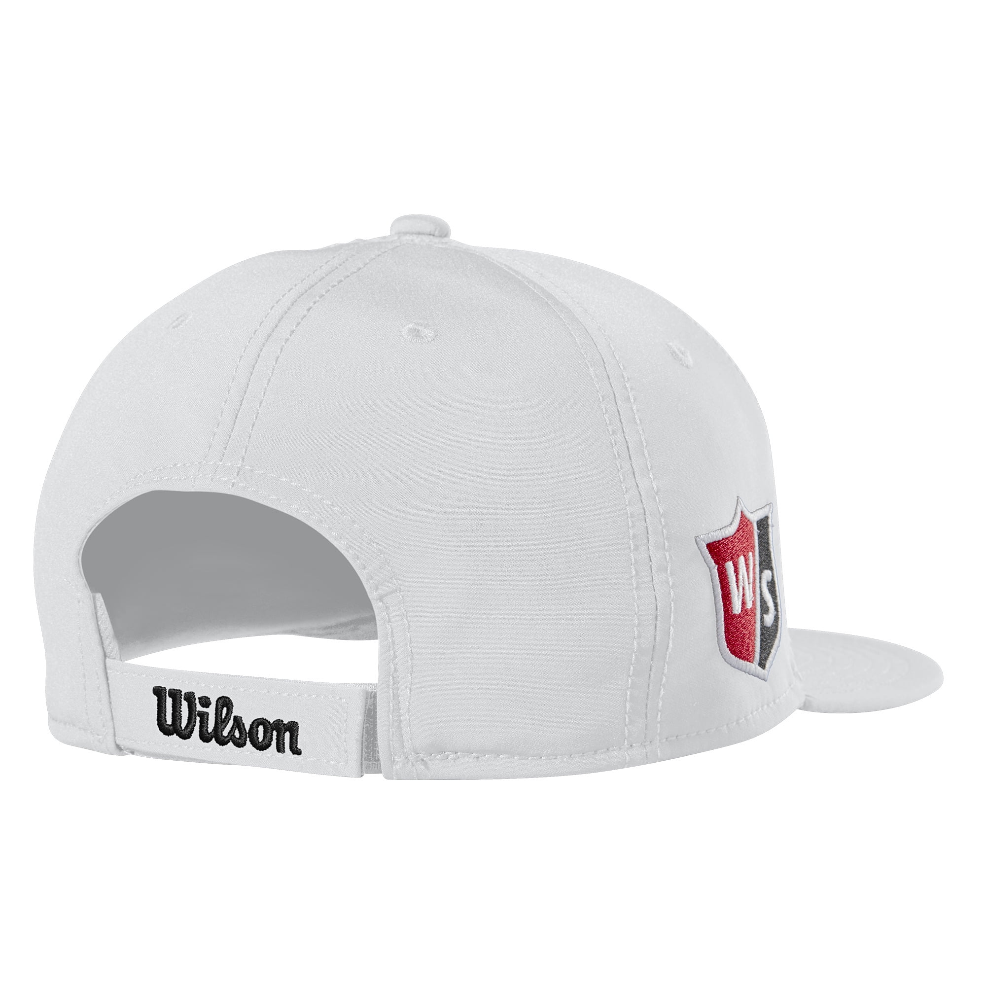 Wilson Tour Flat Brim Golf Hat, White