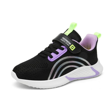 

Girls Soft-soled Sneakers Lightweight Breathable Non-slip Running Shoes