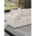 thumbnail image 6 of Hybition Fabric U-Shape Sofa Modern Pull out Sofa bed  & Storage Space-Beige, 6 of 7