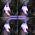 thumbnail image 1 of Halloween Hanging Light Ghost Shaped LED Ghost Lamp Battery-Powered Hanging Colorful Ghost Light for Halloween Party Bar Outdoor Garden Decor, 1 of 5