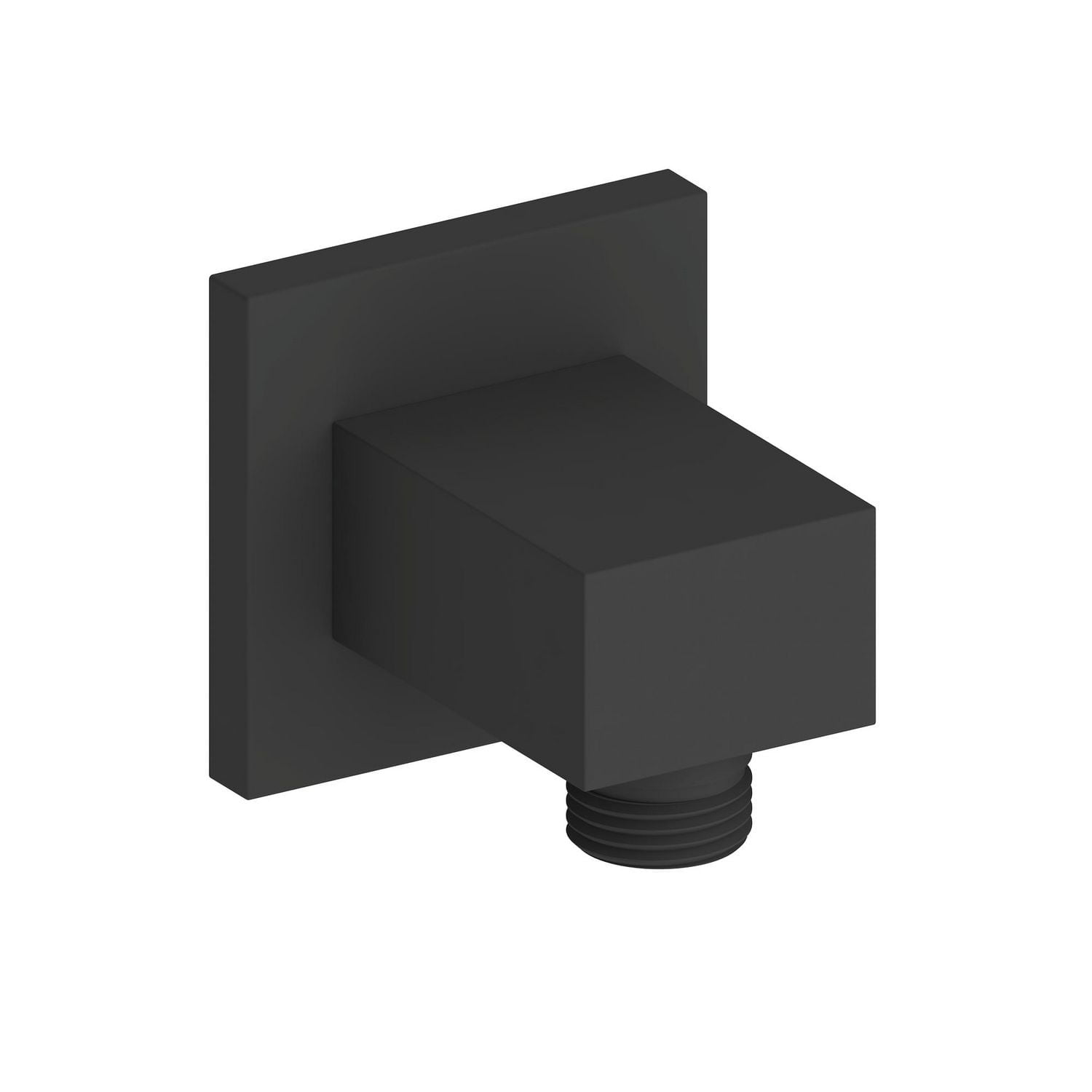 Raccord coudé 1/2 po carré d'akuaplus® pour montage murale.  Fabriqué en laiton, Connecteur pour tuyau de douche, Raccords filetés