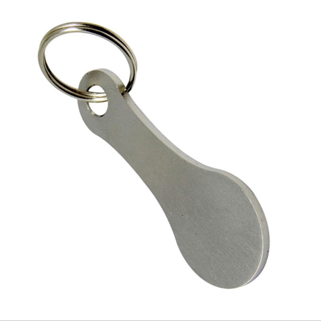 2 piezas de ficha de carrito de compras de acero inoxidable, soporte de moneda de metal, llavero de pareja, ficha de carrito de compras DIY, colgante de bolsa abridor de botellas de vino
