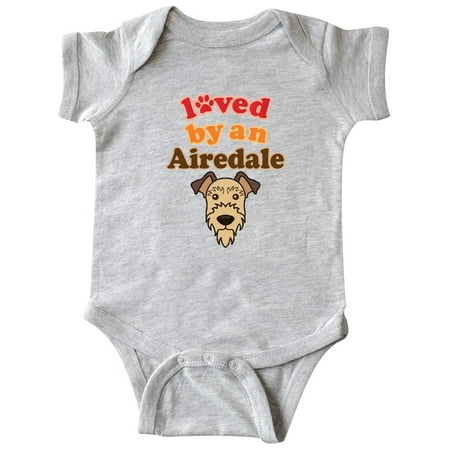 

Inktastic Airedale Terrier Dog Lover Gift Baby Boy or Baby Girl Bodysuit