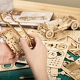 thumbnail image 3 of 3D Wooden Puzzles for Adults Mechanical Models Kits to Build (Grand Prix Car), 3 of 5