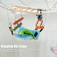 thumbnail image 4 of Hemp Rope Bird Cage Accessories Bird Toy Set, Climbing Net, Hanging  For  Hamster Ferret, 4 of 8