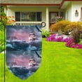 thumbnail image 6 of Sigee Boat Lighthouse Storm Waves Printed Flag12.5 * 18in Outdoor Yard Flags For Garden Decor, 6 of 9