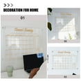 thumbnail image 6 of Raindrops Acrylic Erasable Board for Home Use Multi Weekly Planner with Transparent Design 7 Days, 6 of 8