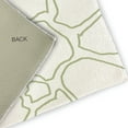 thumbnail image 2 of Simply Daisy 3' x 5' Green/White Petal Lines Spring Chenille Indoor/Outdoor Rug, 2 of 4