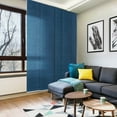 thumbnail image 5 of GoDear Design Adjustable Sliding Panel Track Blind 45.8"- 86" W x 96" H, Vertical Blinds, Semi-sheer, Sapphire, 5 of 9
