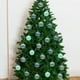 thumbnail image 5 of Set de adornos para bola de árbol de Navidad 24 piezas | Plástico indestructible | Rojo Verde Blanco Multicolor | 1,57" de diámetro | Acabados brillantes con purpurina mate | Easy Hang | Decoración, 5 of 6