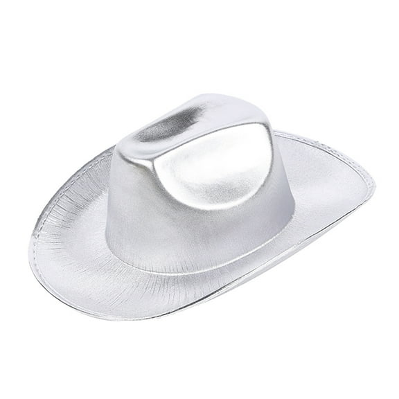 Cowgirl Hat Ultra-flashing Cowboy Hat for Music Festivals Sparkly Cowboy Hat All-match