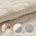 thumbnail image 4 of 6'x9' Area Rug, Yamaziot Soft Washable Living Room Rugs, Modern Bedroom Accent Rug Decor Carpet, Solid Beige, 4 of 6