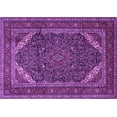 thumbnail image 1 of Ahgly Company Indoor Rectangle Persian Purple Traditional Area Rugs, 3' x 5', 1 of 4