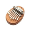 Fridja Mini Kalimba 8 Keys Wooden Finger Thumb Piano, Portable Instrument Gift for Kids Adult Beginners
