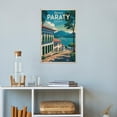 thumbnail image 4 of Paraty Retro Travel Poster Vintage Brazil Tourism with Colonial Streets & Beaches Canvas Poster, 4 of 8