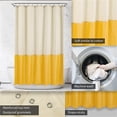 thumbnail image 5 of Shower Curtains Cream/Yellow - 72 x 72, 5 of 5