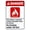 Color 2964, variant on Stop All Visitors Must Report To The Office Sign Business Security Warning Sign, Metal Tin Signs Cautions Safety for Workplace Offices Homes Outdoor Areas Walls Decor 8" x 12"