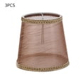 thumbnail image 2 of Bearachild Juego de 3 pantallas de lámpara gris, pantalla de tela de gasa transparente para iluminación de suelo de Iluminación novedosa Café Bearachild HA003677-03, 2 of 6