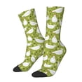thumbnail image 2 of Uemuo Lovely Chickens Pattern Women's Crew Socks, Soft Durable Breathable Moisture-Wicking with Odor Control Cotton socks, 2 of 9