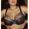 thumbnail image 5 of Elomi Teagan Banded Plunge Underwire Bra (302602),34H,Black/Almond, 5 of 6