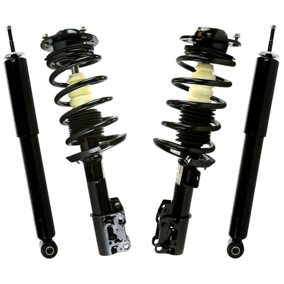 AutoShack Front Complete Strut & Coil Spring   Shock Absorber Replacement for 2004-2012 Chevrolet Malibu 2005-2010 Pontiac G6 2007-2009 Saturn Aura 4-PC Kit