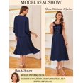 thumbnail image 3 of Vestido Grace Karin Mother of The Bride Chiffon Azul Marino XL, 3 of 4