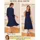 thumbnail image 3 of Vestido de noche GRACE KARIN con lentejuelas, para invitados de boda, azul marino, 3 of 4