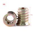 thumbnail image 2 of LHCER Screw-in Nut,20pcs Carbon Steel Hex Socket Drive Insert Nuts Threaded For Wood Furniture ,Insert Nut, 2 of 2