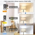 thumbnail image 3 of shiyou-LED Light Bulb A19 3 Color Temperature 3000K-5000K-4000K,3CCT Color Changing Light Bulbs,Energy Saving 9W(60W Equivalent) LED Bulb,810LM,E26 Base for Bedroom,Living Room,2 Pack(Not Dimmable,No, 3 of 4