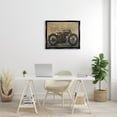 thumbnail image 3 of Stupell Industries Vintage Motorcycle Collage Transportation Painting Black Floater Framed Art Print Wall Art, 31 x 25, 3 of 10