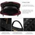 thumbnail image 7 of Woven Hobo Bags for Women Tote Bag, Woven Leather Shoulder Crossbody Bag Satchel Bag Woven Handbag Purses, 7 of 7