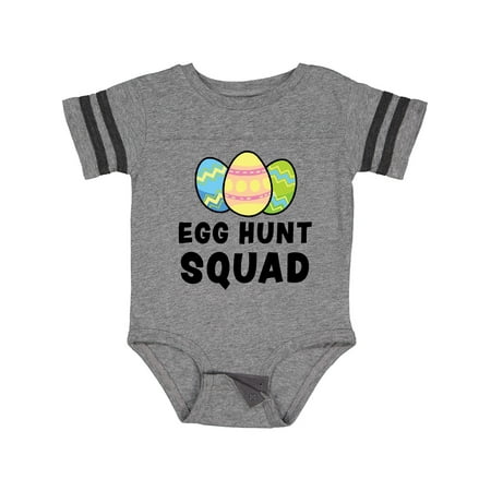 

Inktastic Egg Hunt Squad with Easter Eggs Gift Baby Boy or Baby Girl Bodysuit