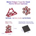 thumbnail image 2 of Rueda giratoria de metal Fidget Toy Samisoler, 7 cm, 113 g, 2 of 9