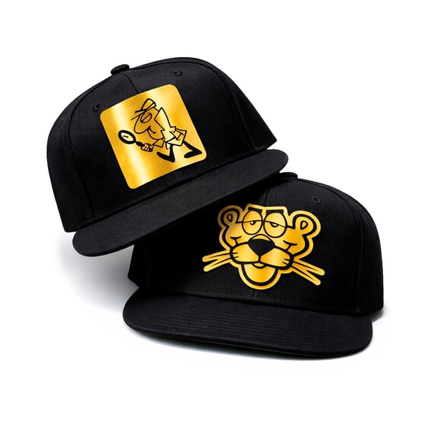 Knite gorra Duo Pink Panther Inspector negra gabardina visera plana hombre
