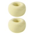 thumbnail image 2 of Naierhg 2 Pcs Toothbrush Holders Smooth Japanese Style Ceramics Round Solid Color Toothbrush Bases Bathroom Countertops Toothbrush Storage Stand, 2 of 8
