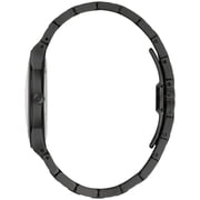 Bulova Mens Millennia Black IP Stainless Steel Watch - 98A313