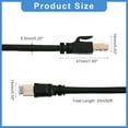 thumbnail image 2 of Cat 8 Ethernet Cable 82ft, 26AWG 40Gbps 2000Mhz High Speed Cat8 LAN Network Patch Cord with Gold Plated RJ45 Connector, 2 of 6