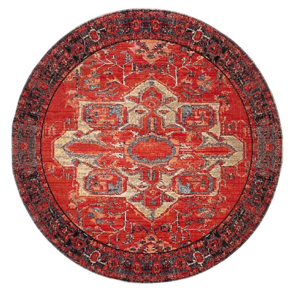 Jaipur Living Leighton Indoor/ Outdoor Medallion Red/ Blue ...