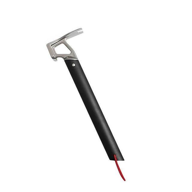 Naiovety Martillo para tienda de campaña, extractor de clavos, herramientas para acampar, aleación de aluminio, acero inoxidable, mano de obra fina, carpas Negro Naiovety OD031783-02