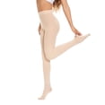 thumbnail image 2 of Gibobby Leggings deportivos mujer Medias con base para mujer 80, suaves, opacas, de color sólido(Beige,Talla única), 2 of 5